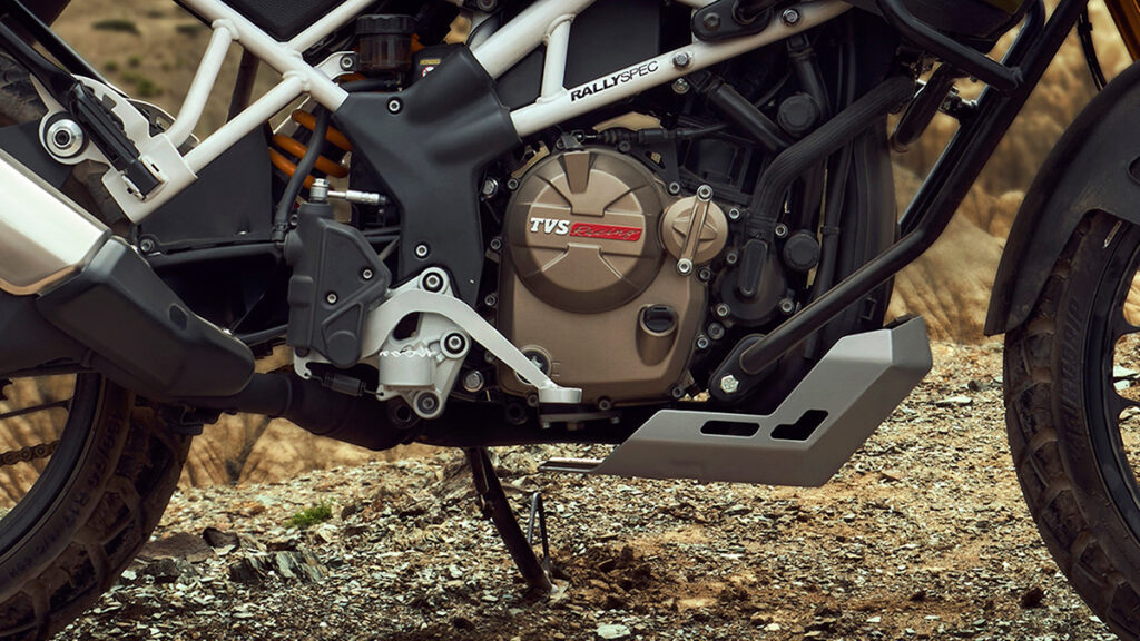 TVS RTX engine and ground clearance