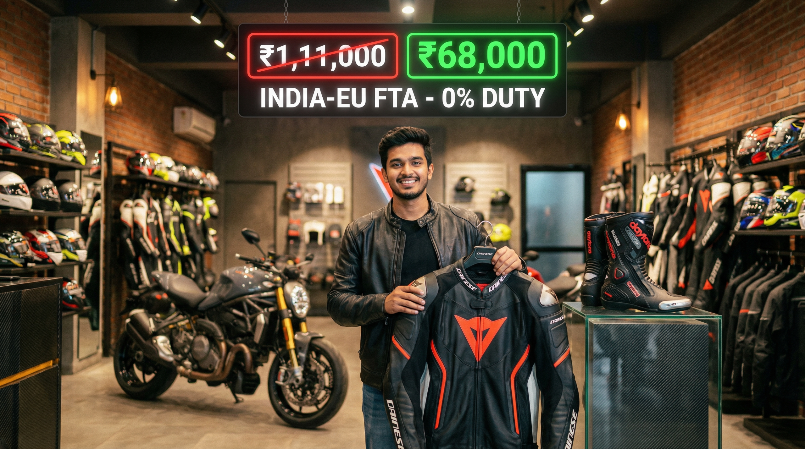The India-Europe FTA: Dainese & Alpinestars Riding Gear Just Got Cheaper