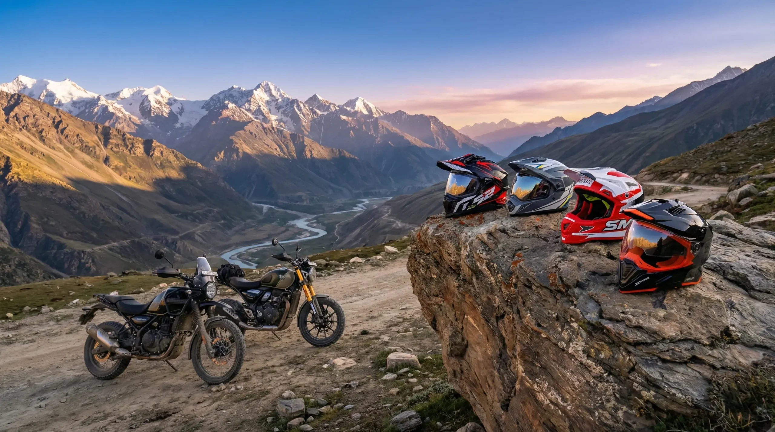 The Silent ADV: 5 Adventure Helmets That Don’t Whistle at 100km/h (Himalayan 450 Special)